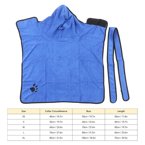 Dog drying coat microfibre - dog,