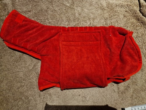 Lucky paws dog drying robe - dog,