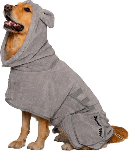 Microfibre dog drying coat - drying,
