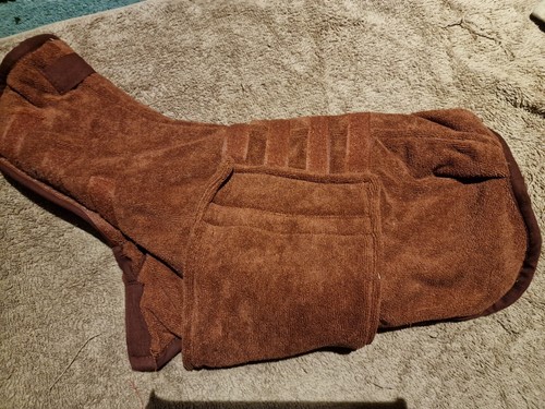 Lucky paws dog drying robe - drying,